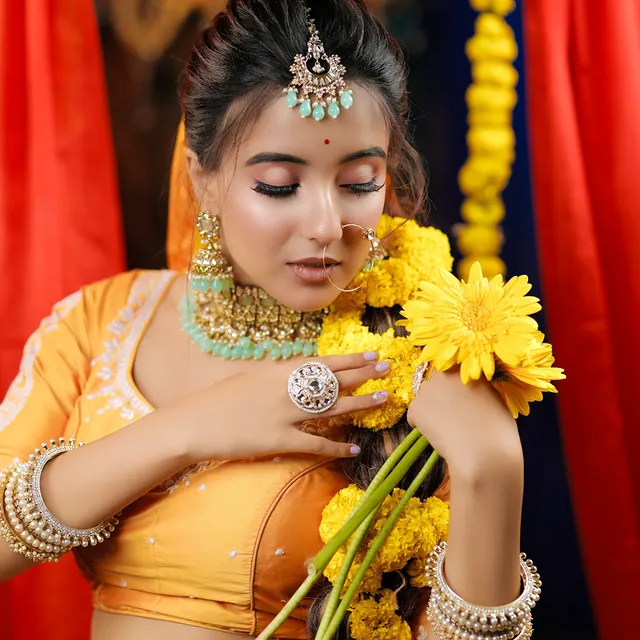 Bridal makeover look